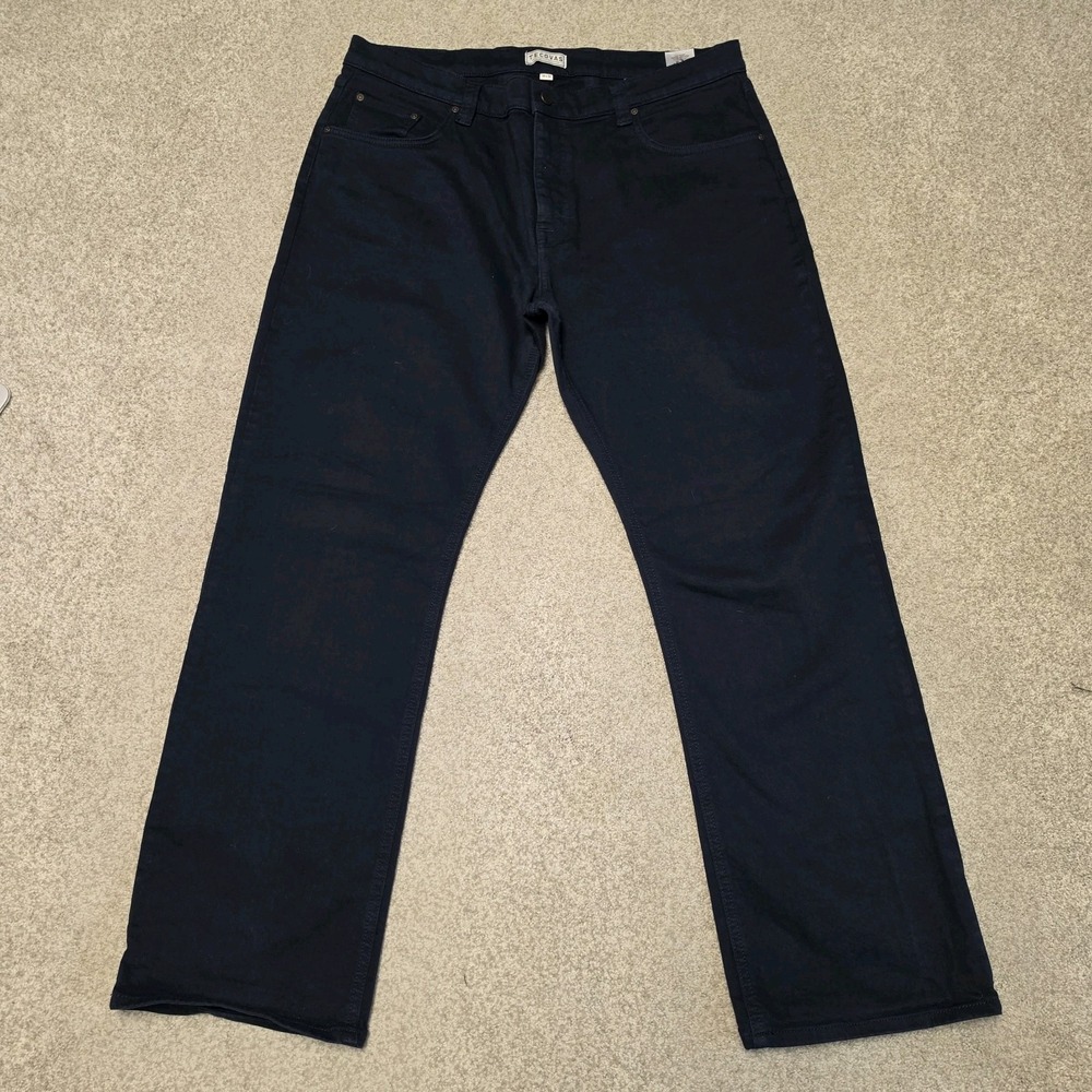 Tecovas Straight Leg Five-Pocket Comfort Jean Mens 38x32 Navy Blue Denim Western